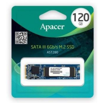 Твердотельный накопитель SSD M.2 Apacer 120GB AST280 SATA 2280 TLC (AP120GAST280-1)