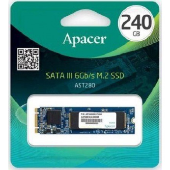 Твердотільний накопичувач SSD M.2 Apacer 240GB AST280 SATA 2280 TLC (AP240GAST280-1)