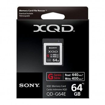 Карта пам’яті XQD Sony 64GB G Series R440MB/s W400MB/s (QDG64F.SYM)
