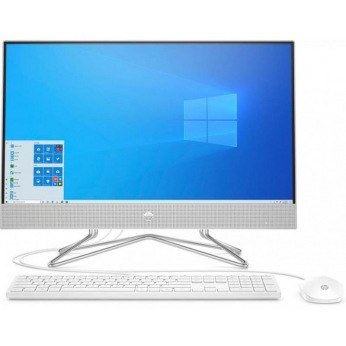 Персональний комп’ютер-моноблок HP All-in-One 23.8FHD/Intel i5-10400T/8/1000/NVD330/kbm/DOS/White (158K3EA)