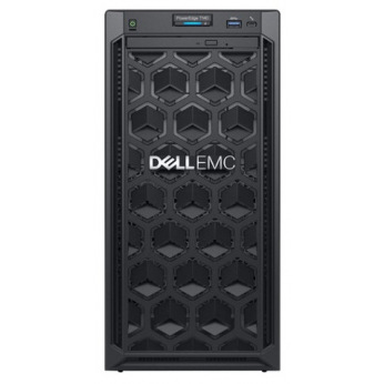 Сервер Dell EMC T140, 4LFF NHP, Xeon E-2236 6C/12T, 16GB, H330, 1x1TB SATA, DVD-RW, iDRAC9 Bas, 3Yr, Twr (210-T140-2236)