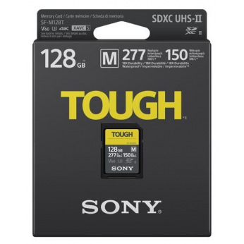 Карта пам’яті Sony 128GB SDXC C10 UHS-II U3 V60 R277/W150MB/s Tough (SFM128T.SYM)