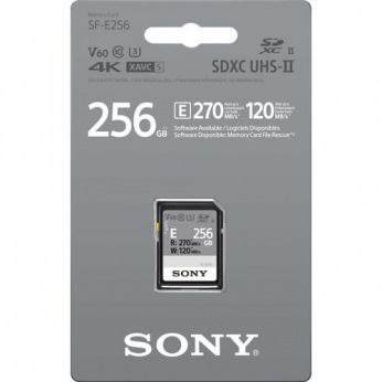 Картка пам’яти Sony 256GB SDXC C10 UHS-II U3 V60 R270/W120MB/s Entry (SFE256.AE)