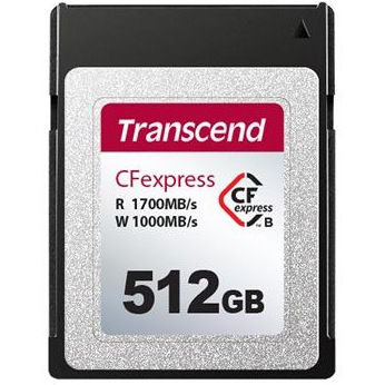 Карта памяти Transcend   512GB CFExpress 820 Type B R1700/W1100MB/s (TS512GCFE820)