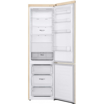 Холодильник LG GA-B509SESM 203 cм, 384 л, А++, Total No Frost, инверт. компрессор, внешн. диспл., бежевый (GA-B509SESM)
