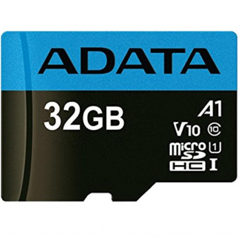 Карта памяти ADATA 32GB microSDHC C10 UHS-I A1 + SD (AUSDH32GUICL10A1-RA1)