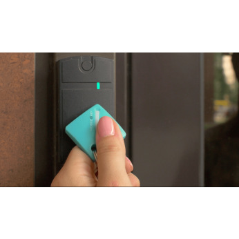 Единый цифровой ключ Hideez key ST101, Bluetooth 4.2, RFID, CR2032 3V, бирюзовый (ST101-02-EU-CN)
