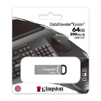 Флеш пам’ять Kingston 64GB USB 3.2 Gen1 DT Kyson (DTKN/64GB)