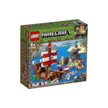 Конструктор LEGO Minecraft Пригоди на піратському кораблі (21152)