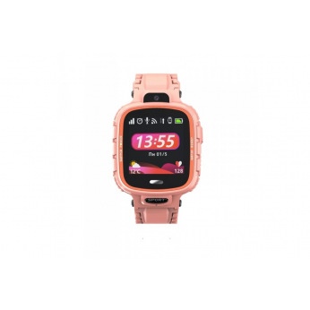 Дитячий GPS годинник-телефон GOGPS ME K27 Рожевий (K27PK)