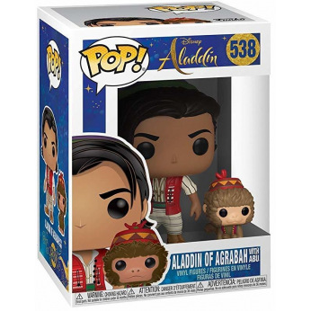 Коллекционная фигурка Funko POP! Vinyl: Disney: Aladdin (Live): Aladdin w/Abu 37022 (FUN2060)