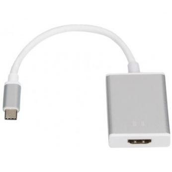 Кабель Atcom (13888) USB Type-C-HDMI, 0.1м, White (13888)