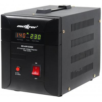 Стабілізатор Maxxter MX-AVR-D2000-01 2000VA (MX-AVR-D2000-01)
