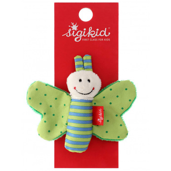 Мягкая игрушка sigikid Бабочка зеленая 9 см  (41179SK)