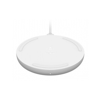 Бездротовий ЗП Belkin Pad Wireless Charging Qi, 10W, white (WIA001VFWH)