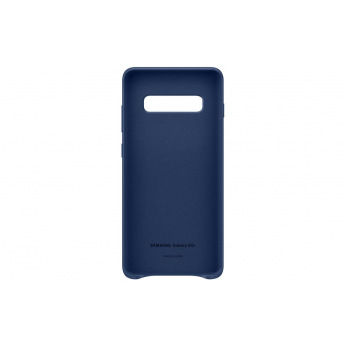 Чохол Samsung Leather Cover для смартфону Galaxy S10+ (G975) Navy (EF-VG975LNEGRU)