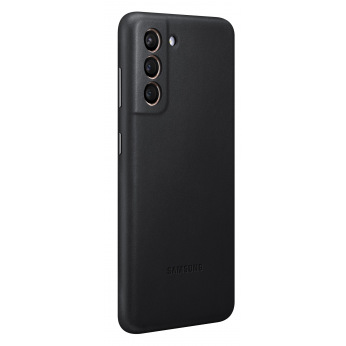 Чохол Samsung Leather Cover для смартфону Galaxy S21 (G991) Black (EF-VG991LBEGRU)