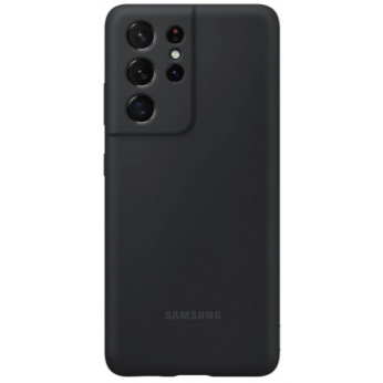 Чохол Samsung Silicone Cover для смартфону Galaxy S21 Ultra (G998) Black (EF-PG998TBEGRU)
