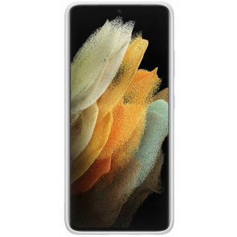 Чохол Samsung Silicone Cover для смартфону Galaxy S21 Ultra (G998) Light Gray (EF-PG998TJEGRU)