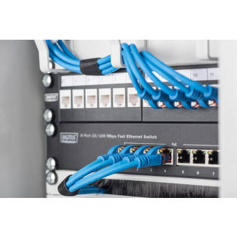 Коммутатор DIGITUS Fast Ethernet 8x10/100Mbps RJ45, 10", unmanaged (DN-60013)