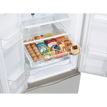 Холодильник Hitachi R-WB480 ниж. мороз./3 двери/ Ш680xВ1780xГ797/ 405л /A+ /Серебро (стекло) (R-WB480PUC2GS)