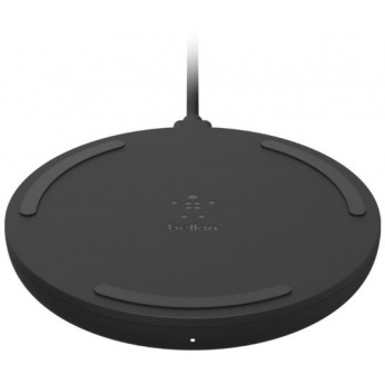 Бездротовий ЗП Belkin Pad Wireless Charging Qi, 10W, black (WIA001VFBK)