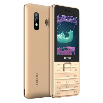 Мобiльний телефон Tecno T454 Dual Sim Champagne Gold (4895180745980) (4895180745980)