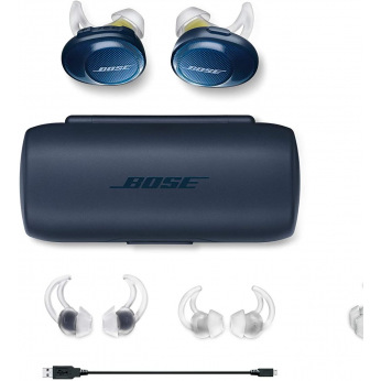 Наушники Bose SoundSport Free Wireless Headphones, Blue/Yellow (774373-0020)