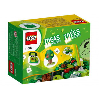 Конструктор LEGO Classic Кубики для творчості зелені (11007)