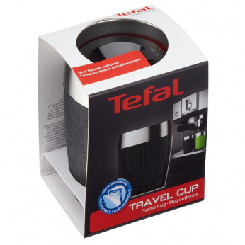 Термочашка Tefal TRAVEL CUP 0.2L silver/black (K3081314)