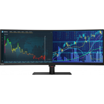 Монітор LCD 43.4" Lenovo ThinkVision P44w-10 (61D5RAT1UA)