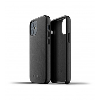 Чохол шкіряний MUJJO для iPhone 12 Mini Full Leather, Black (MUJJO-CL-013-BK)
