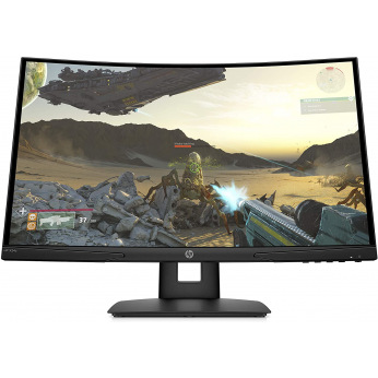 Монітор LCD 23.6" HP X24c, D-Sub, HDMI, VA, 1920x1080, 144Hz, 1ms, Curved, FreeSync Premium (9FM22AA)