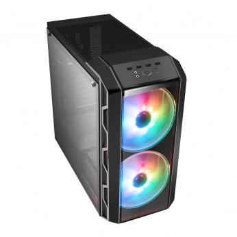 Корпус Cooler Master MasterCase H500 ARGB/Black/Win/1*Tempered Glass/2*200mm ARGB Fans+1*120mm Black Fan (MCM-H500-IGNN-S01)