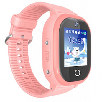 Детские телефон-часы с GPS трекером GOGPS ME K26 Розовые (K26PK)