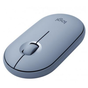 Мишка бездротова Logitech Pebble M350 (910-005719) Blue Grey USB (910-005719)