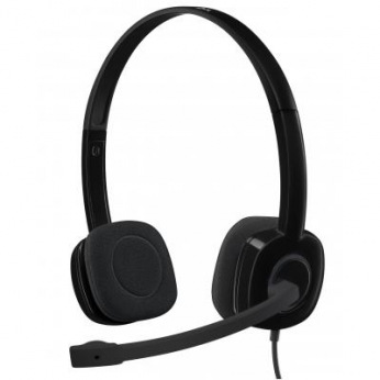 Гарнiтура Logitech H151 Stereo Black (981-000589) (981-000589)