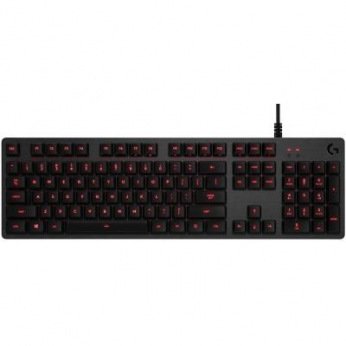 Клавіатура Logitech G413 Carbon/Red USB (920-008309) (920-008309)