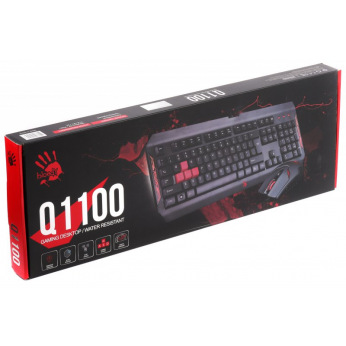 Комплект (клавіатура, мишка) A4Tech Q1100 Bloody Black USB (Q1100 (Q100+S2))