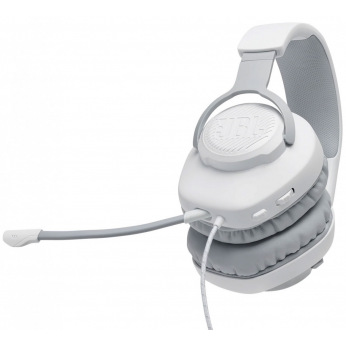 Гарнiтура JBL Quantum 100 White (JBLQUANTUM100WHT) (JBLQUANTUM100WHT)