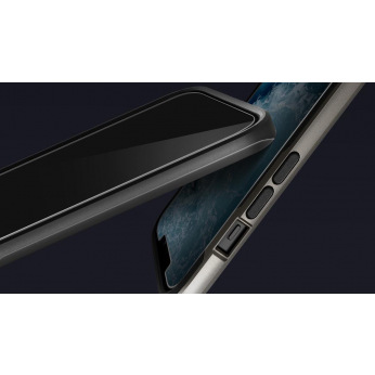 Захисне скло Spigen для iPhone 12 / 12 Pro Glas tR EZ Fit (Privacy) (2Pack) (AGL01803)
