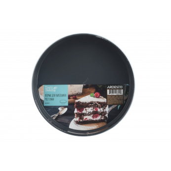 Форма для выпечки Ardesto Tasty baking круглая 26 см разъемная, серый,голубой, углеродистая сталь (AR2301T)
