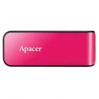 Флеш-накопичувач USB 32GB Apаcer AH334 Pink (AP32GAH334P-1) (AP32GAH334P-1)