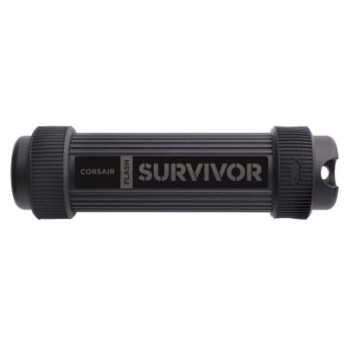 Флеш-накопичувач USB3.0 256GB Corsair Flash Survivor Stealth military-style aluminum waterproof 200m Stealth Grey (CMFSS3B-256GB) (CMFSS3B-256GB)