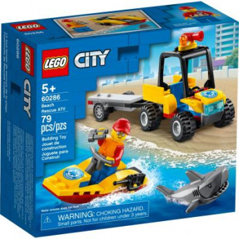 Конструктор LEGO City Пляжный спасательный вездеход 60286 (60286)