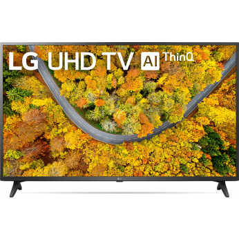 Телевiзор 50" LED 4K LG 50UP75006LF Smart, WebOS, Чорний (50UP75006LF)