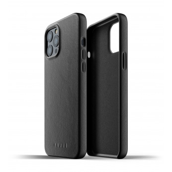 Чохол шкіряний MUJJO для iPhone 12 Pro Max Full Leather, Black (MUJJO-CL-009-BK)
