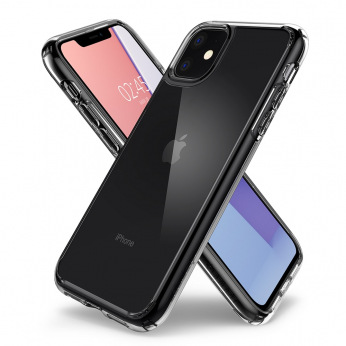 Чохол Spigen для iPhone 11 Crystal Hybrid, Crystal Clear (076CS27086)