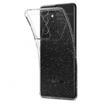 Чохол для Samsung Galaxy S21 Ultra Liquid Crystal Glitter, Crystal Quartz (ACS02348)