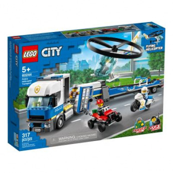Конструктор LEGO City Перевезення поліцейського гелікоптера (60244)